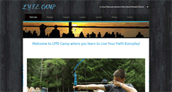 Desktop Screenshot of lyfecamp.org